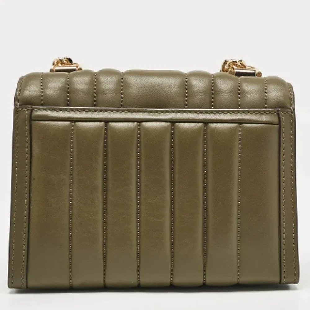 Michael Kors Pre-owned Leather shoulder-bags Green Dames