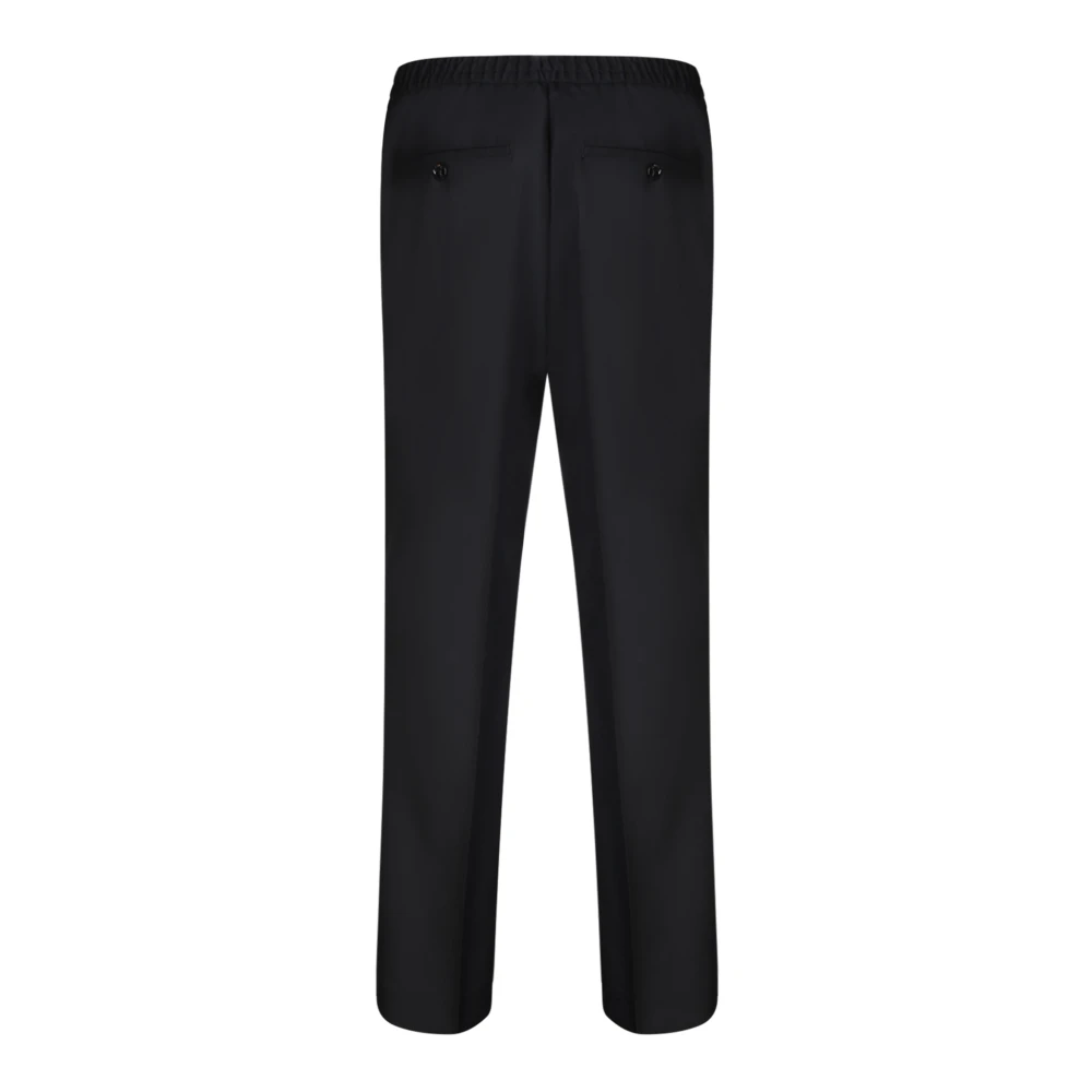 Ami Paris Zwarte Broek Verhoogt Stijl Black Heren