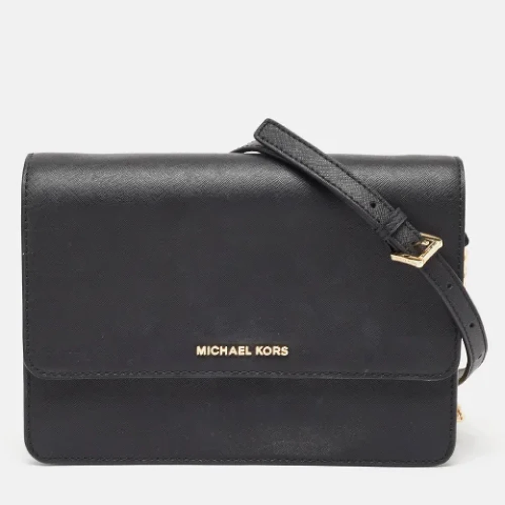 Michael Kors Pre-owned Leather crossbody-bags Black Dames