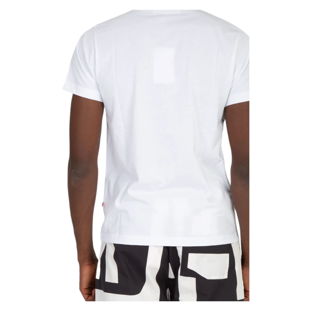 Walter Van Beirendonck Witte Stop-T-shirt White Heren