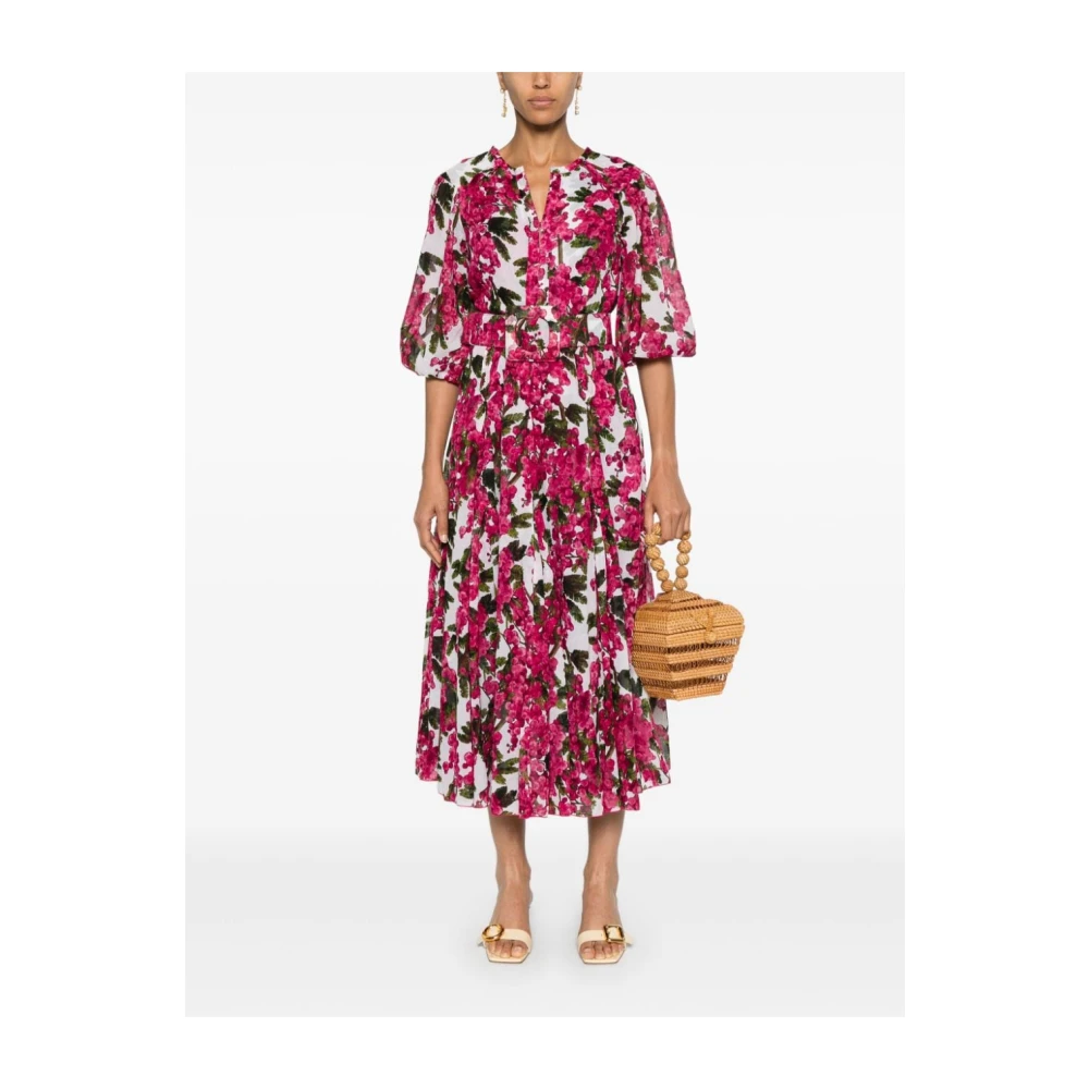 Samantha Sung Mimosa Print Katoenen Jurk Multicolor Dames