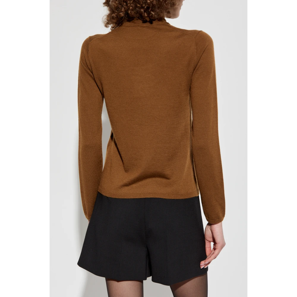 Max Mara Turtleneck Patroni Brown Dames