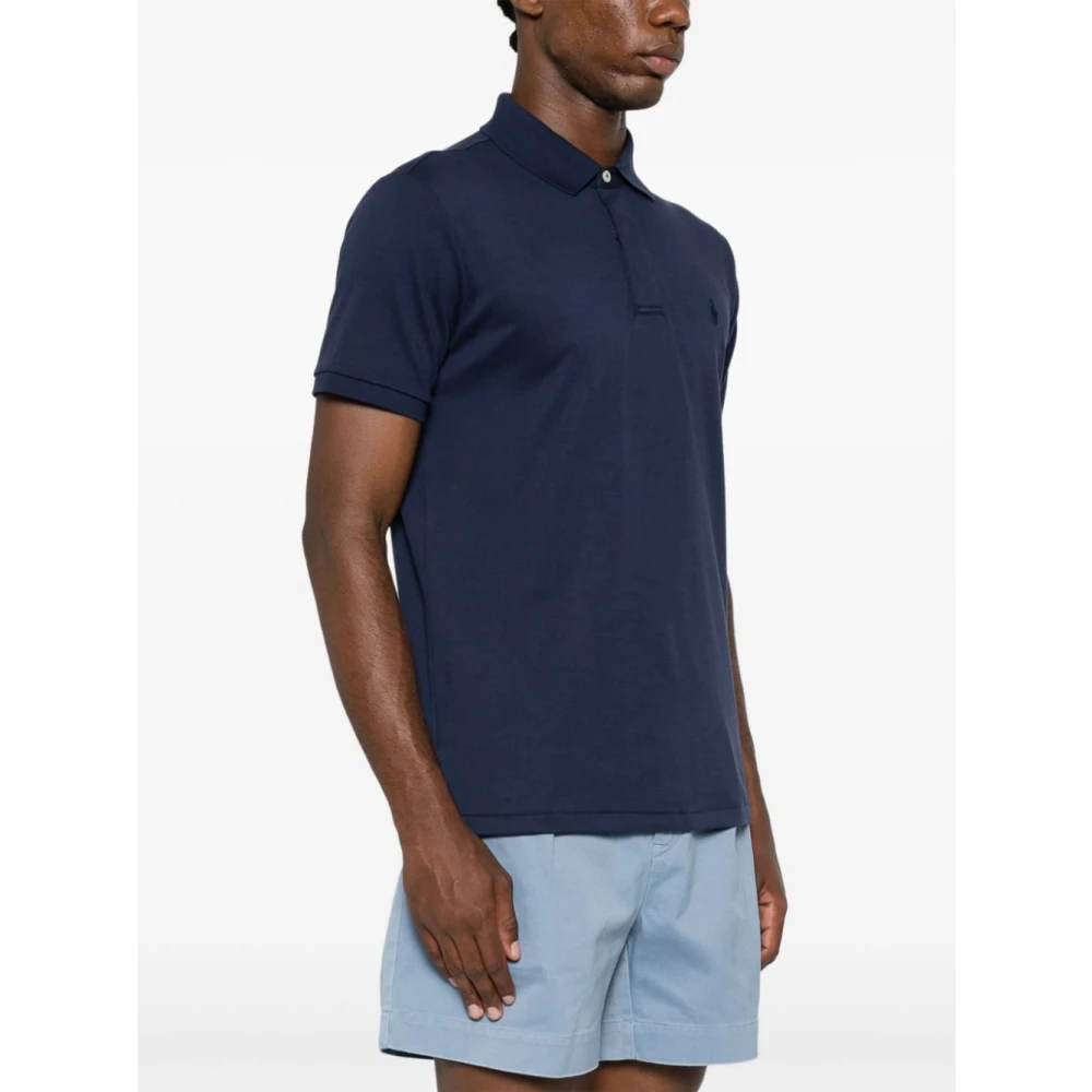 Ralph Lauren T-shirts en Polos Blauw Blue Heren