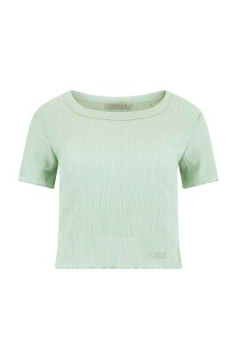 haut-smocke-vert-stretch-court