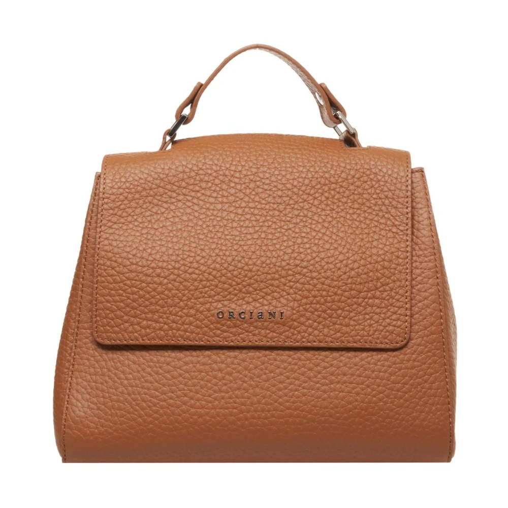 Orciani Bruine Handtas Sveva Soft Elegantie Brown Dames