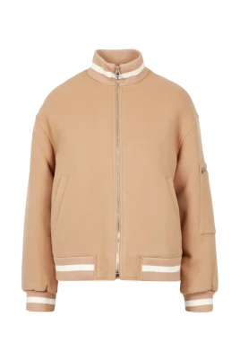 Beige Ulljacka
