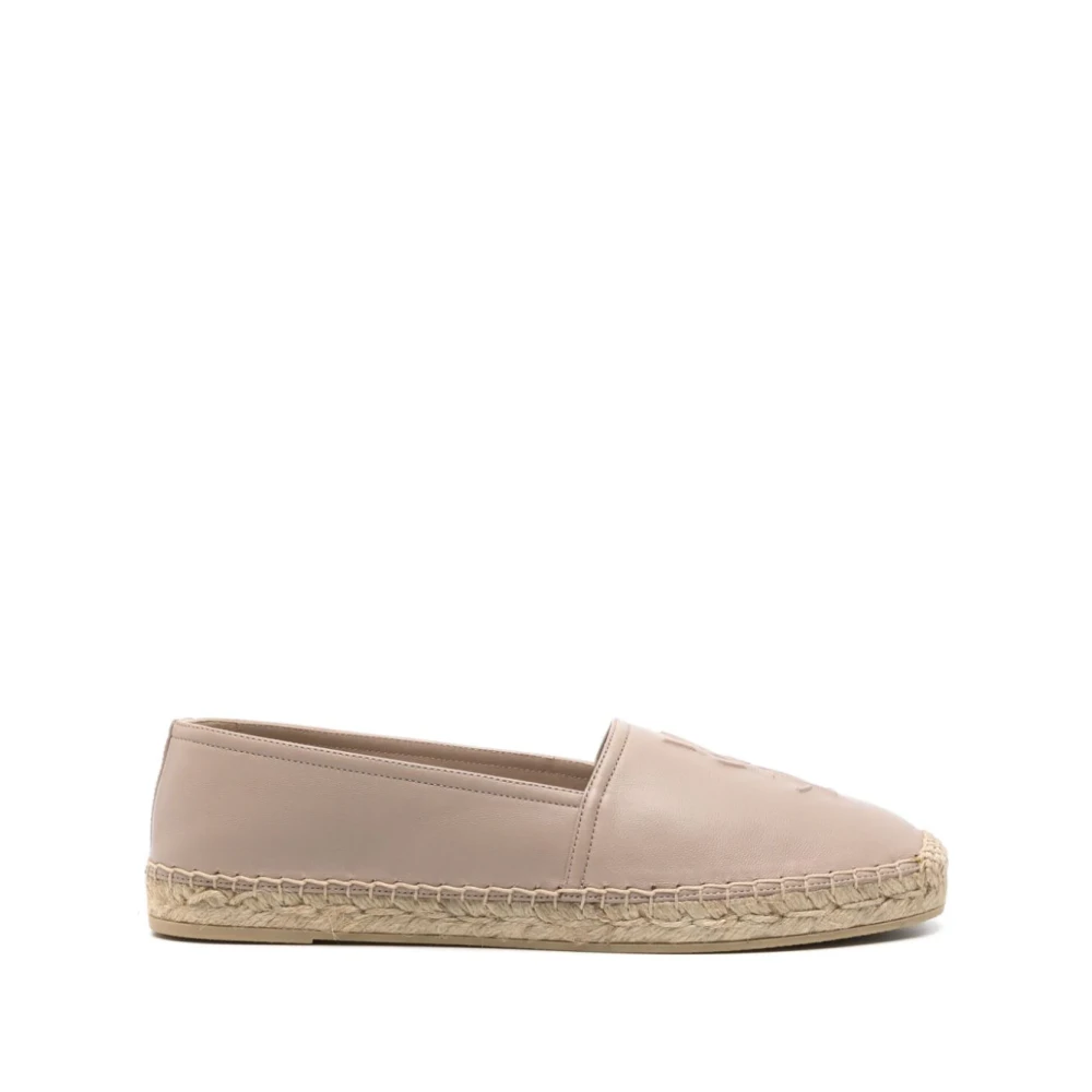 Saint Laurent Women's Pink Cassandre Espadrilles