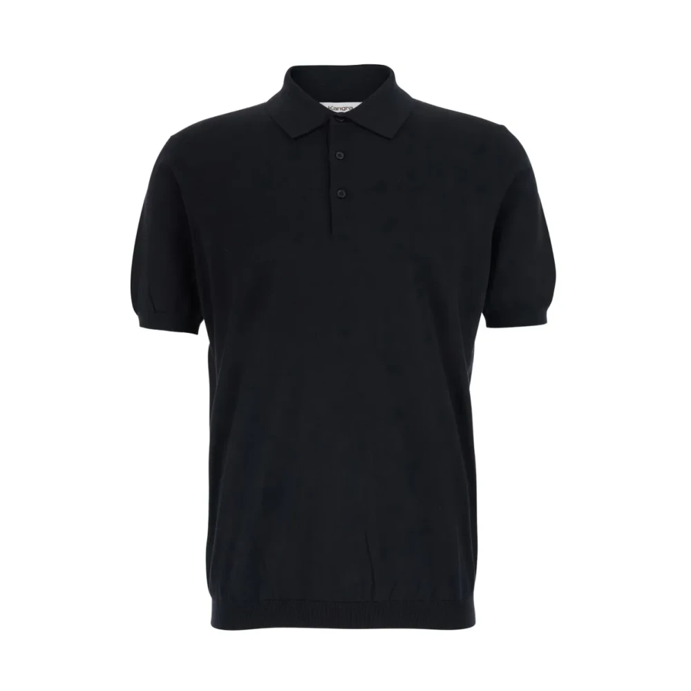 Kangra Black Polo Shirts, Male, Xl, Polo M-Manica