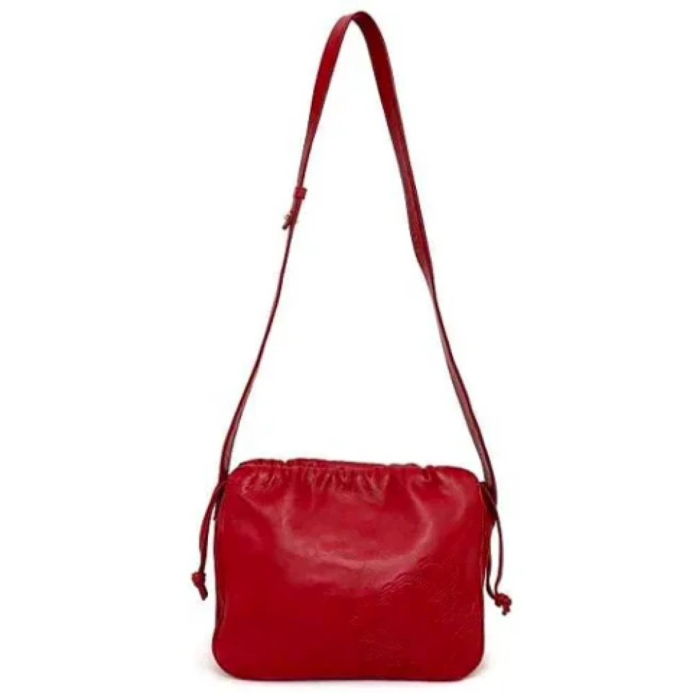 Loewe Pre-owned Leather shoulder-bags Red Dames