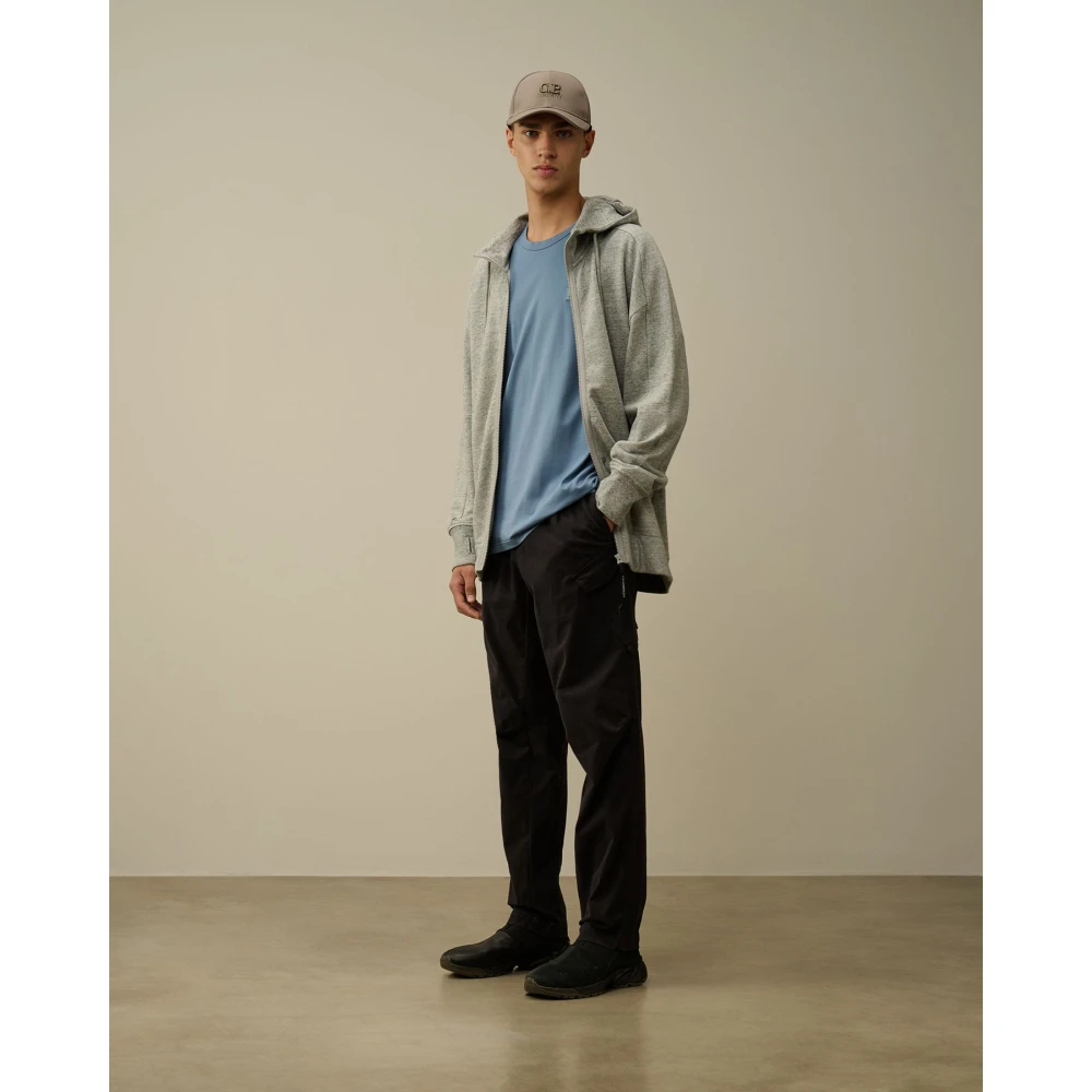 C.P. Company Zwarte losse pasvorm stretch chino Black Heren