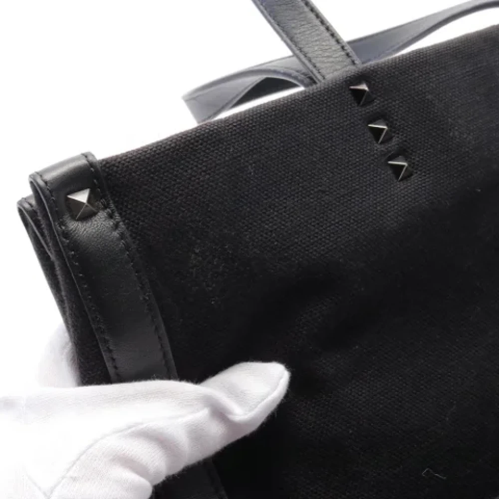 Valentino Vintage Pre-owned Canvas handbags Black Dames