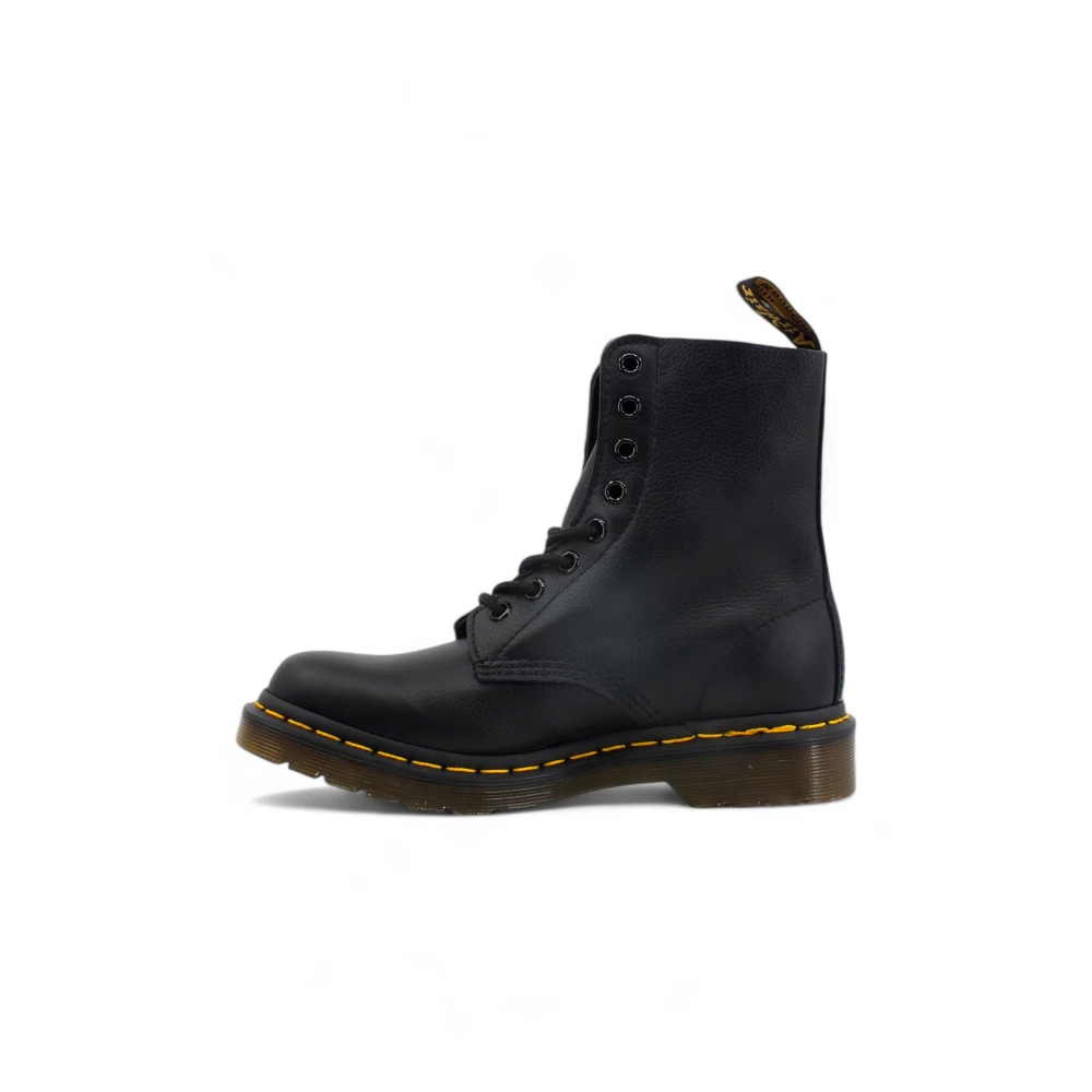 Dr. Martens Pelle 1460 Stivali Pascal Virginia Nero Donna Taglia 36 - Immagine 10