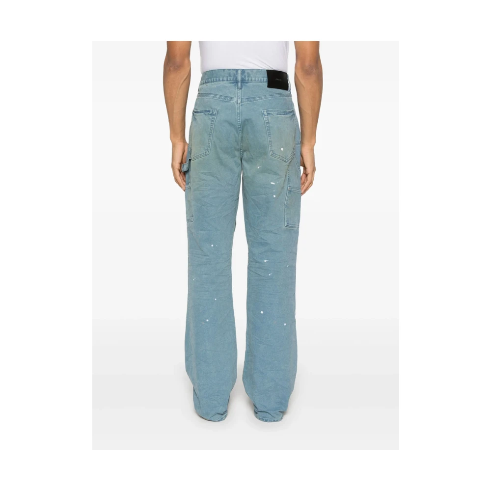 Purple Brand Lichtblauwe Denim Jeans met Zakken Blue Heren