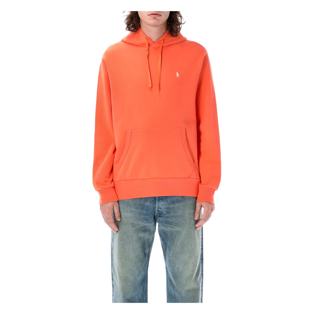 Polo Ralph Lauren Seizoensgebonden Klassieke Hoodie voor Mannen Orange Heren