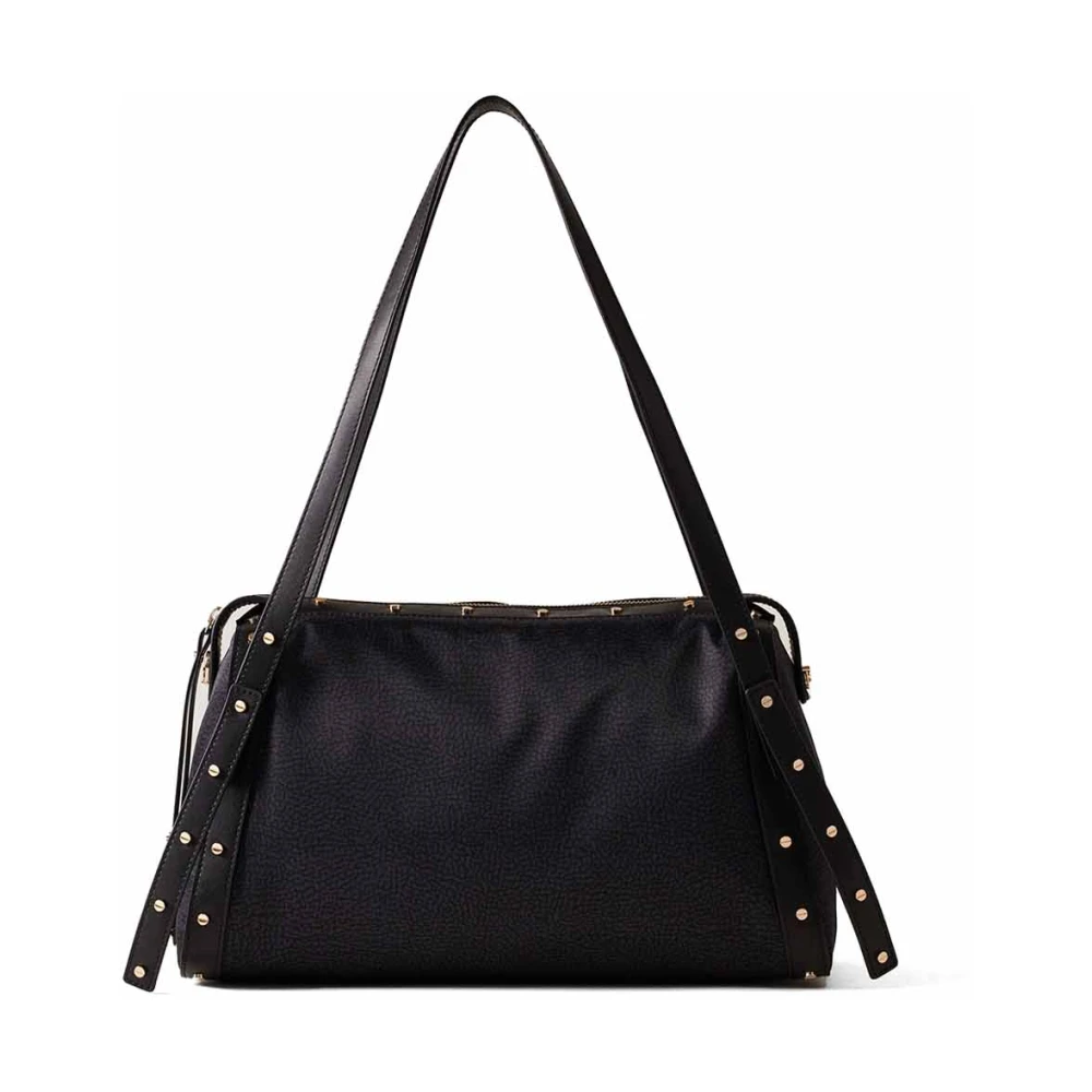 Borbonese Urban-Chic Metropole Zwarte Tassen Black Dames