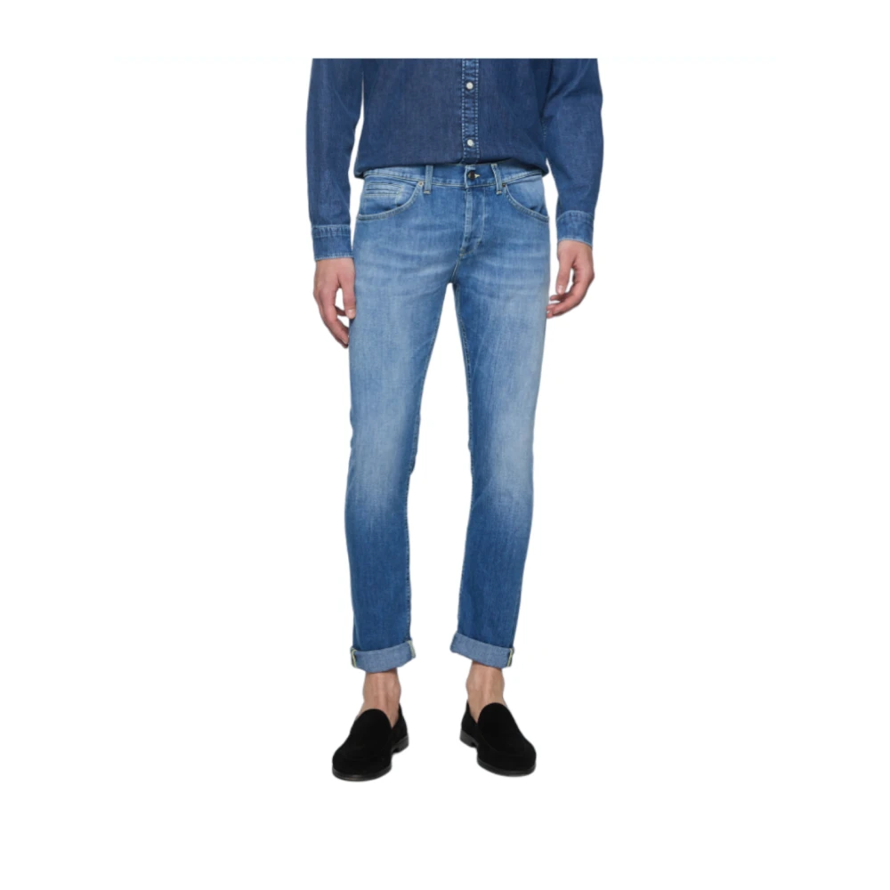 Dondup Slim-fit Stijlvolle Heren Jeans Upgrade Blue Heren