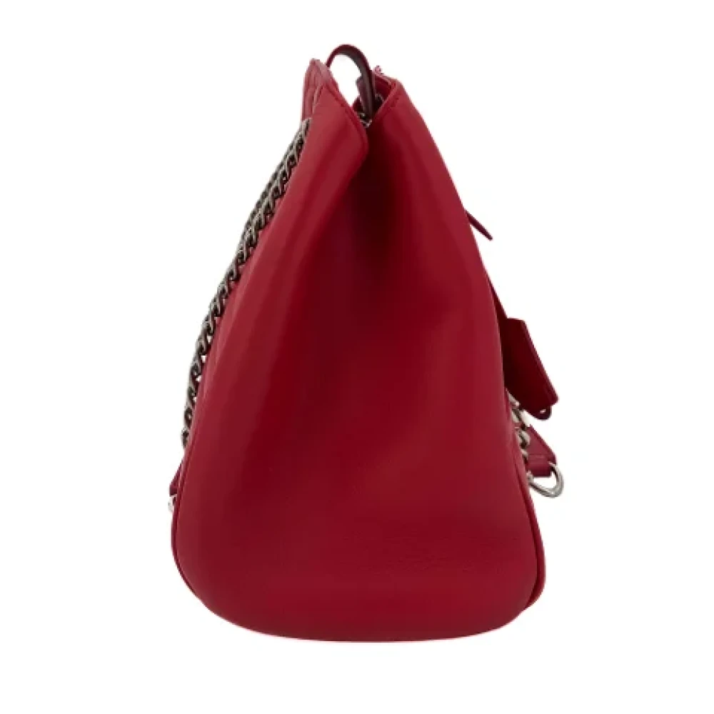 Louis Vuitton Vintage Pre-owned Leather louis-vuitton-bags Red Dames