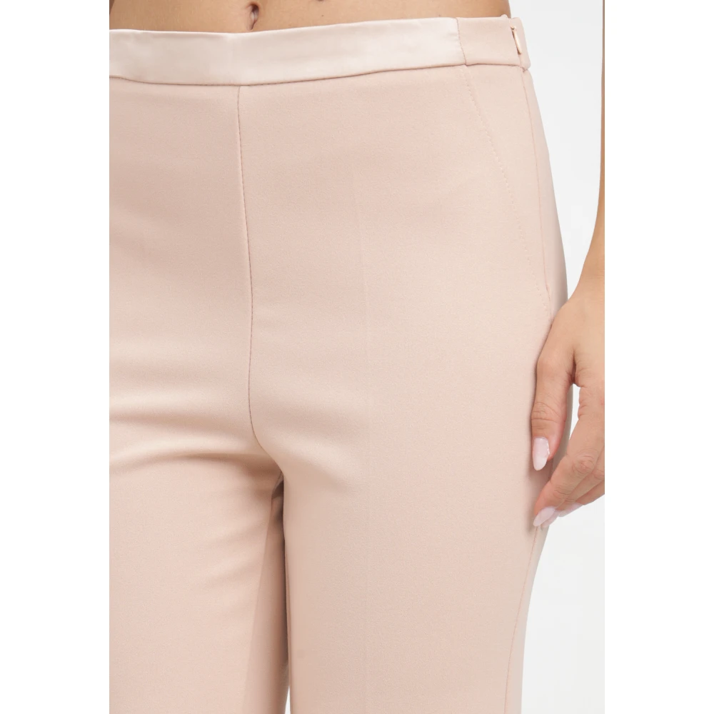 ViCOLO Elegante naakte hoge taille broek Beige Dames