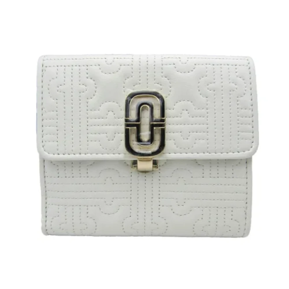 Bvlgari Vintage Pre-owned Leather wallets White Dames