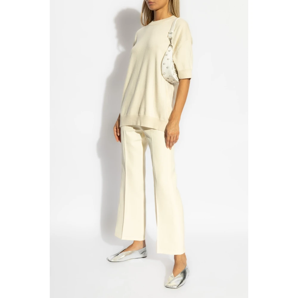 Jil Sander Trui met korte mouwen Beige Dames