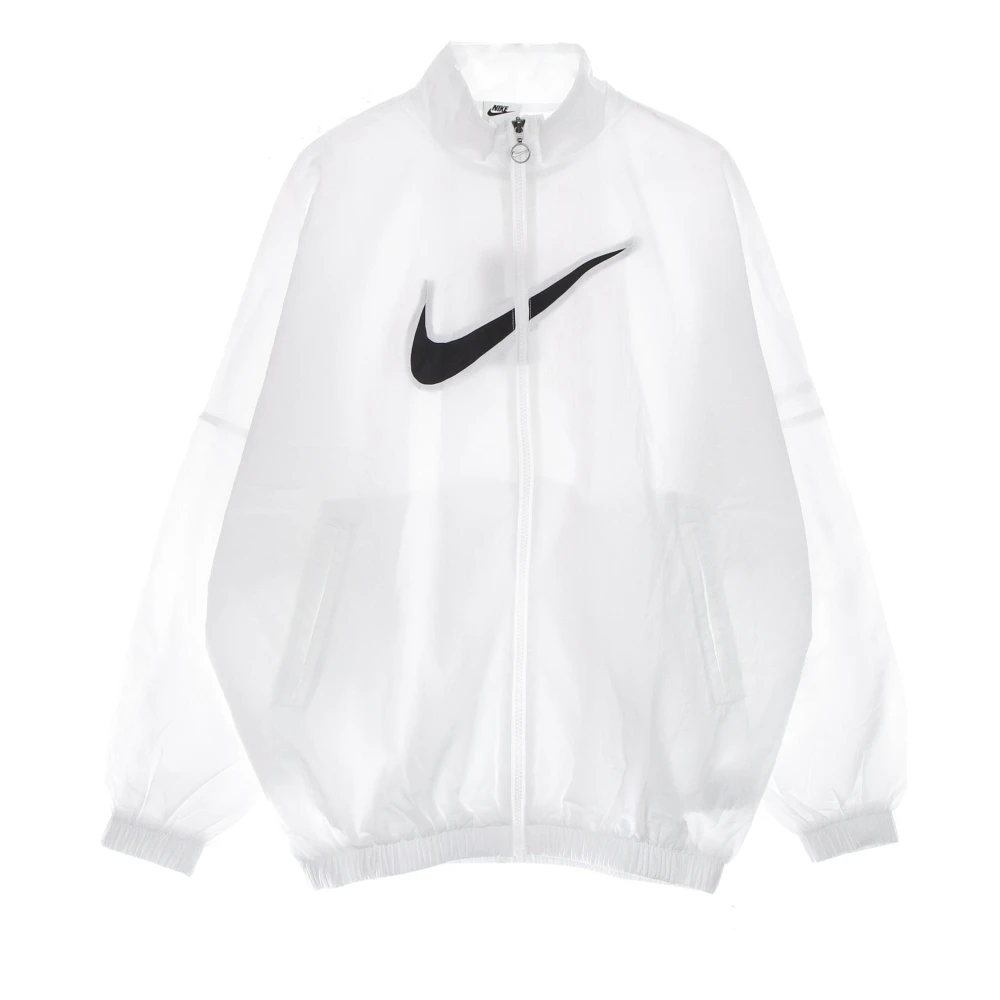Nike Essential Woven Jacket White Black White Dames