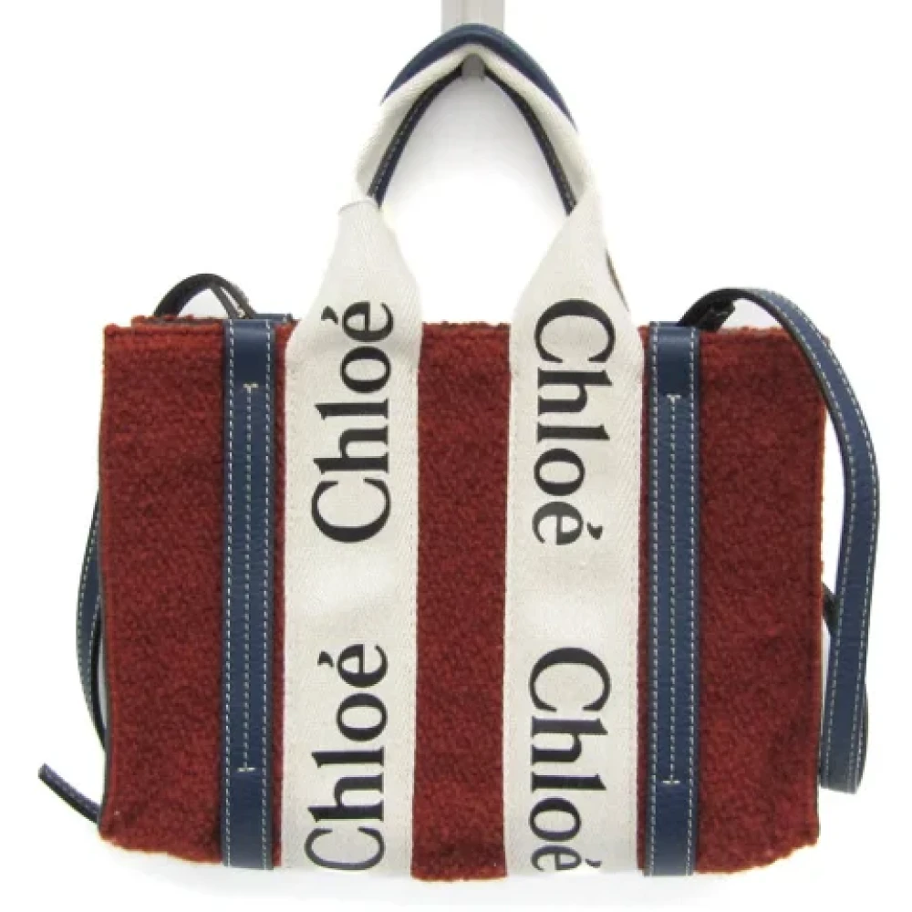 Chloé Pre-owned Wool handbags Brown Dames