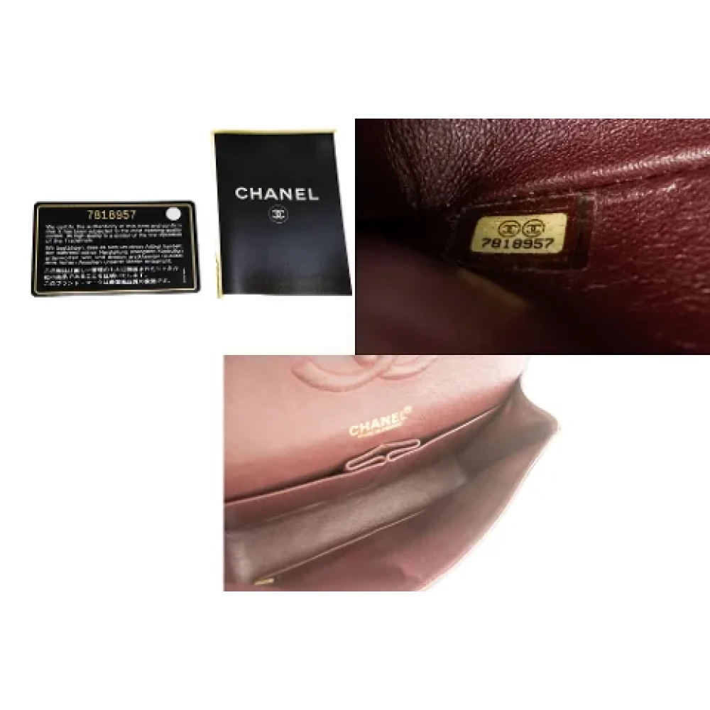 Chanel Vintage Pre-owned Leather chanel-bags Black Dames