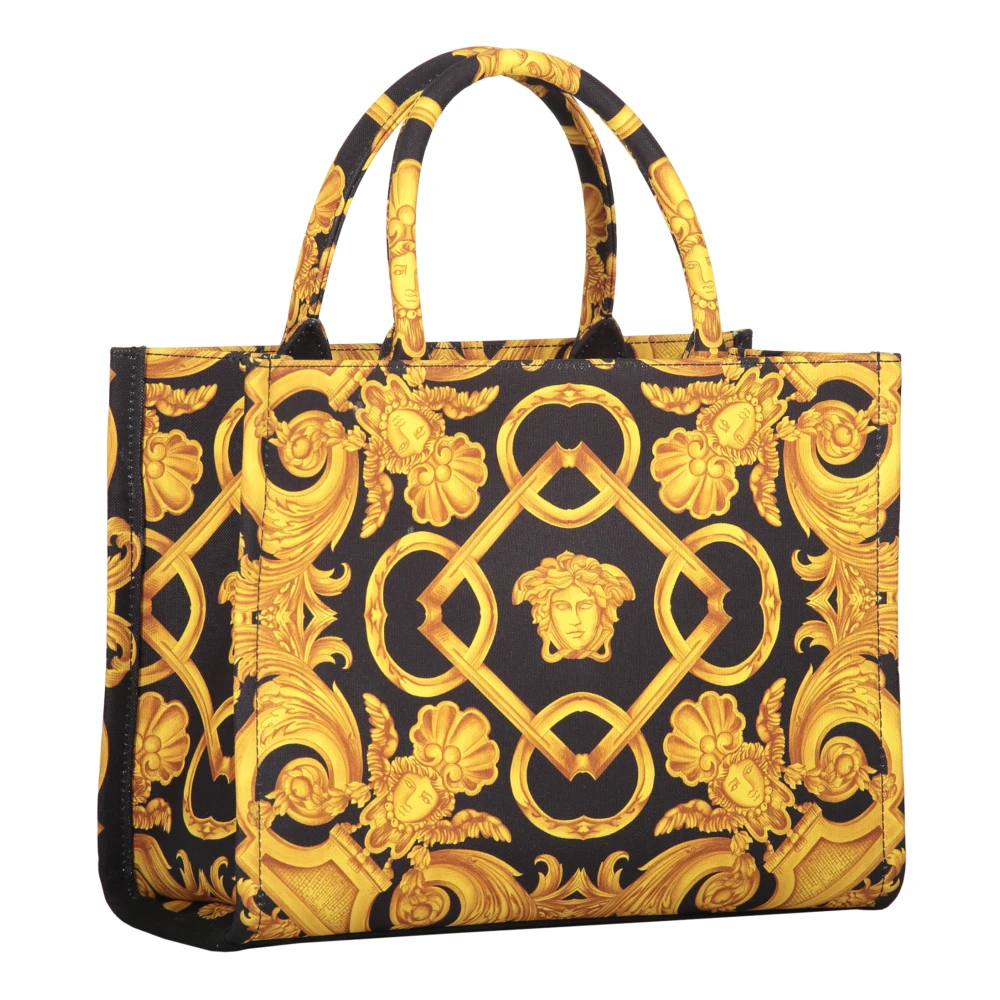 Versace Jacquard motief canvas tas Multicolor Dames