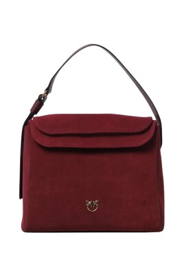 burgundy-top-handle-shoulder-bag