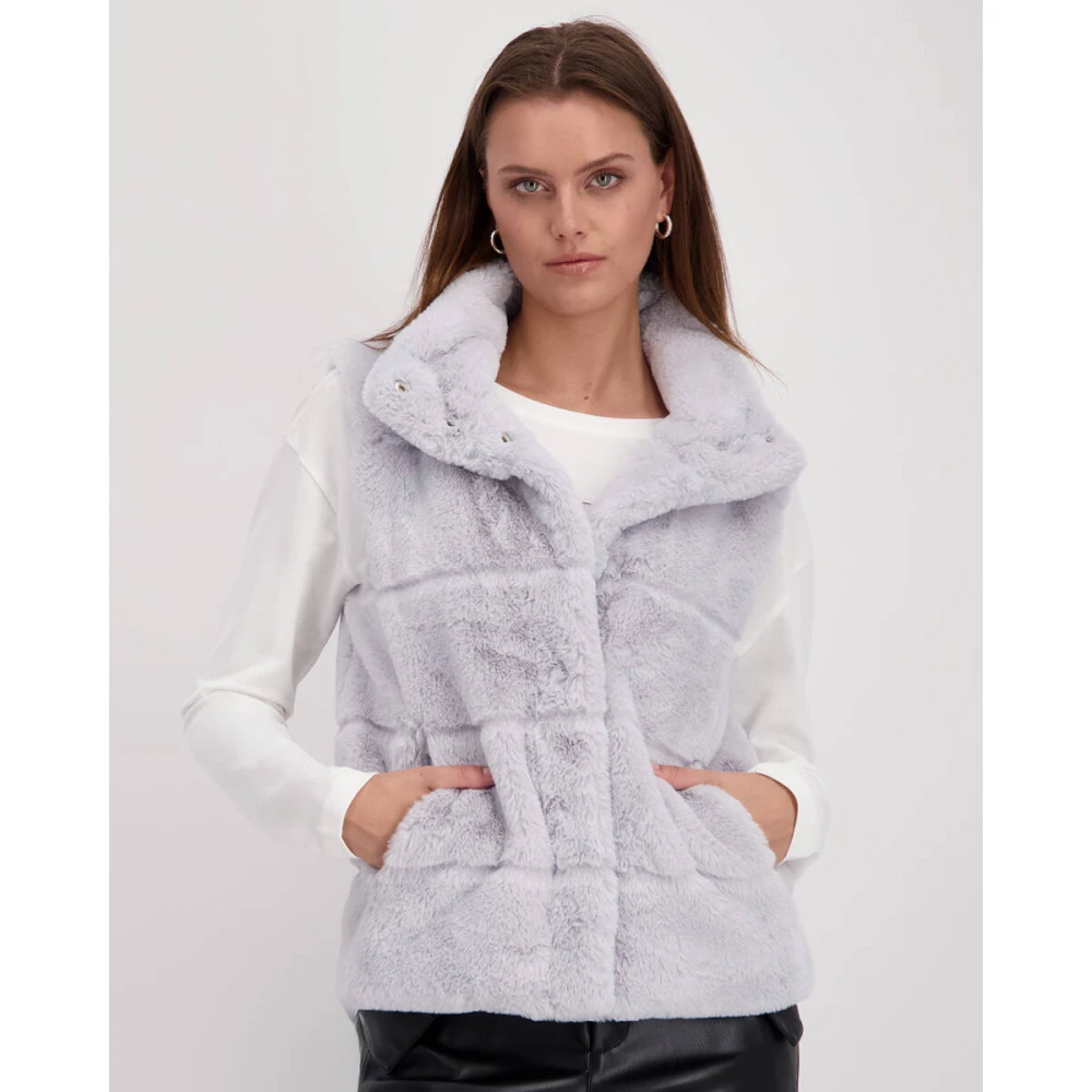 monari Stijlvolle Vest 808043 Gray Dames