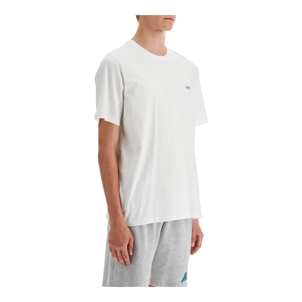 Autry Vintage Washed Relaxed Fit T-Shirt White Heren