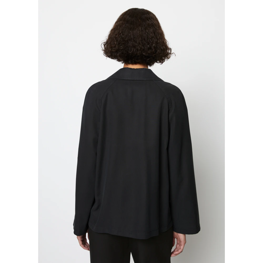 Marc O'Polo Caban jas relaxed Black Dames