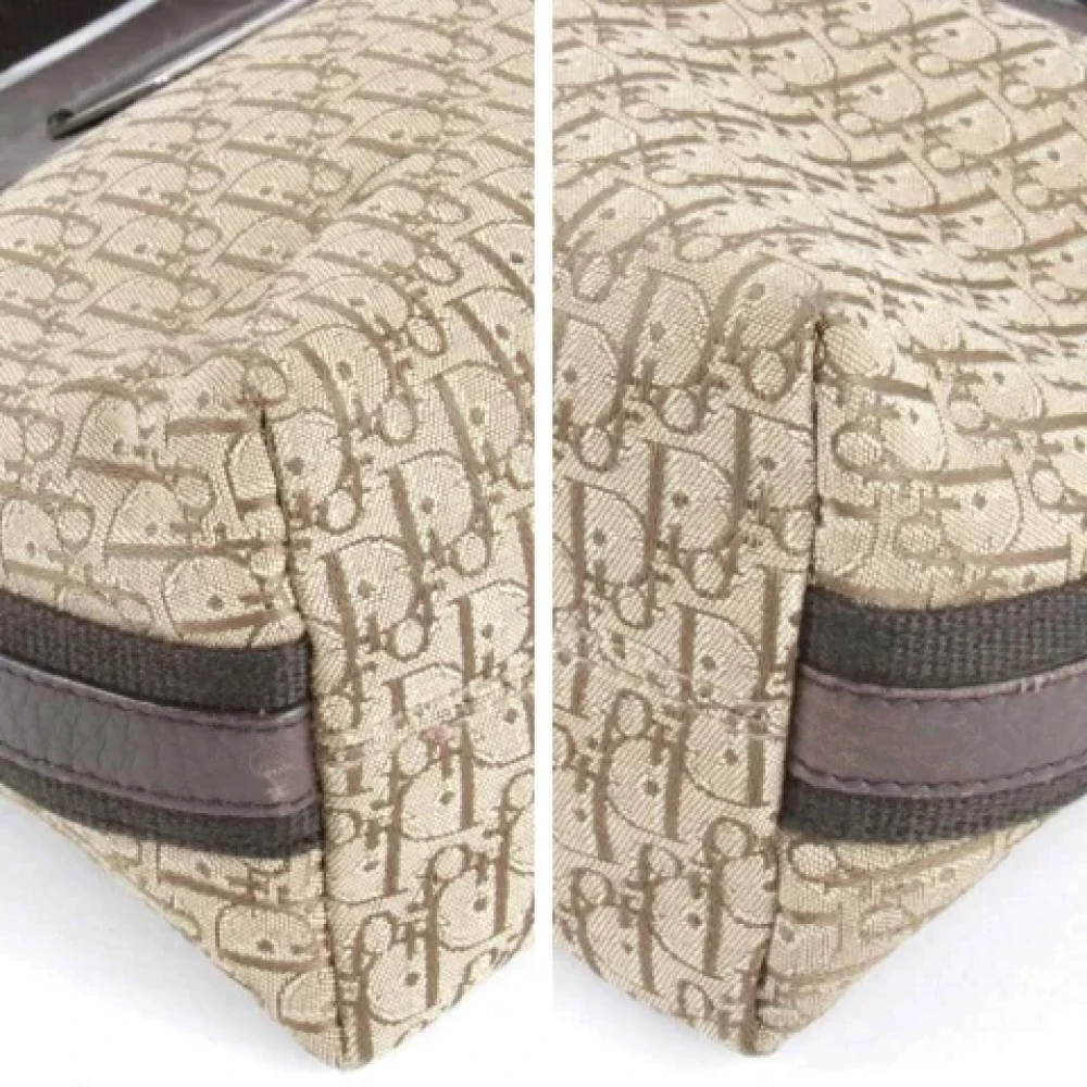 Dior Vintage Pre-owned Fabric dior-bags Beige Dames