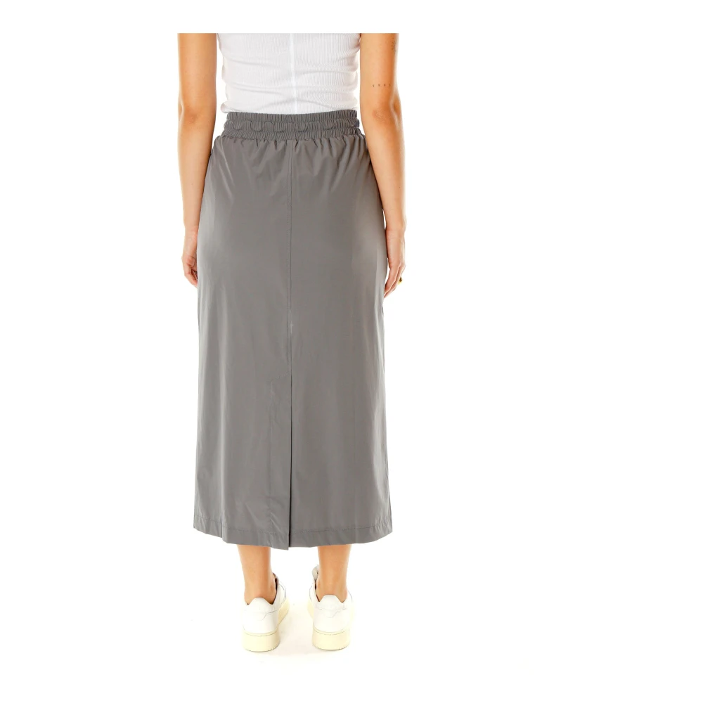 Autry Sportieve Rok met Elastische Tailleband Gray Dames