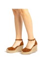 kamel-ruskind-kjole-espadrilles-med-hampesal