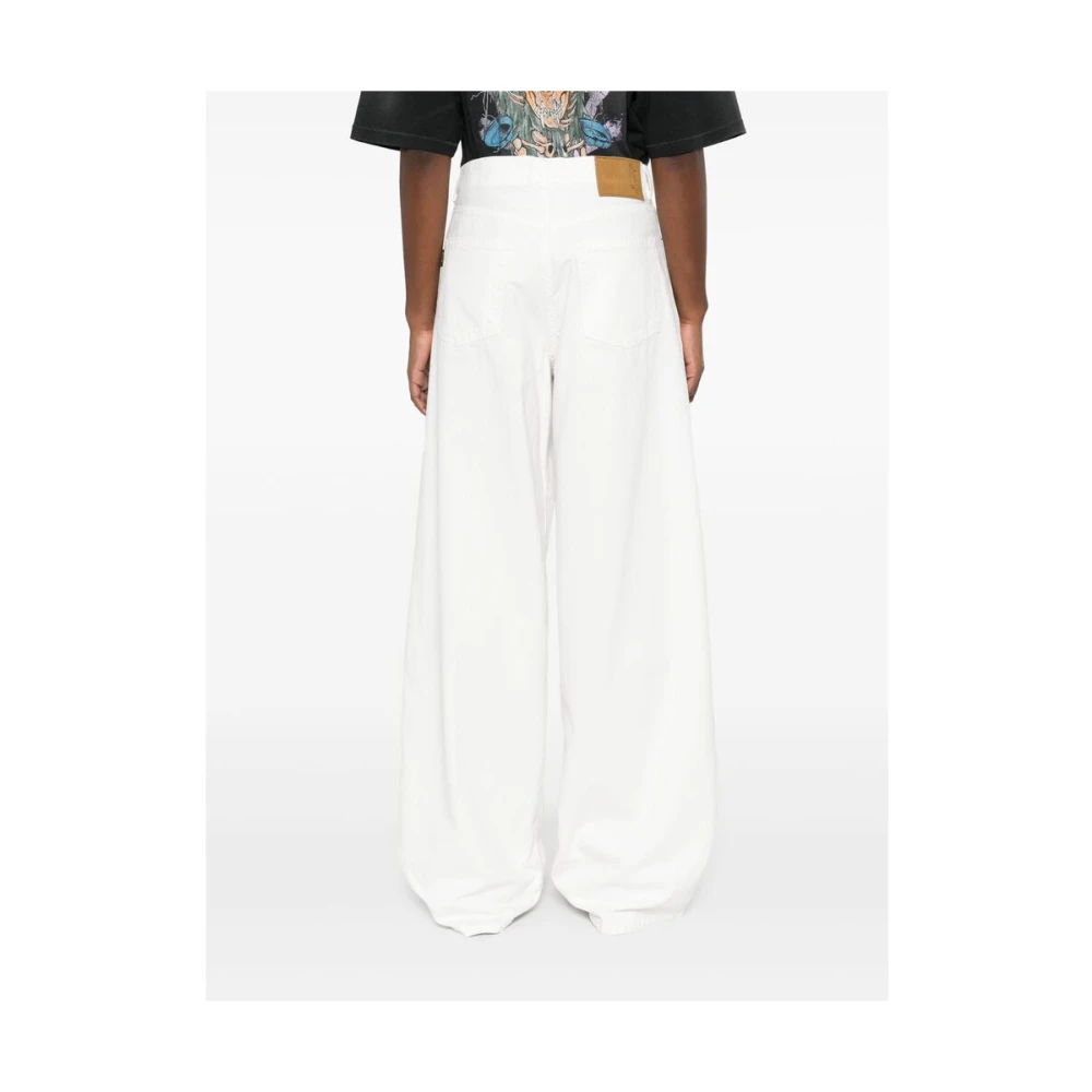 Haikure Button Fly Jeans Klassieke Stijl White Dames