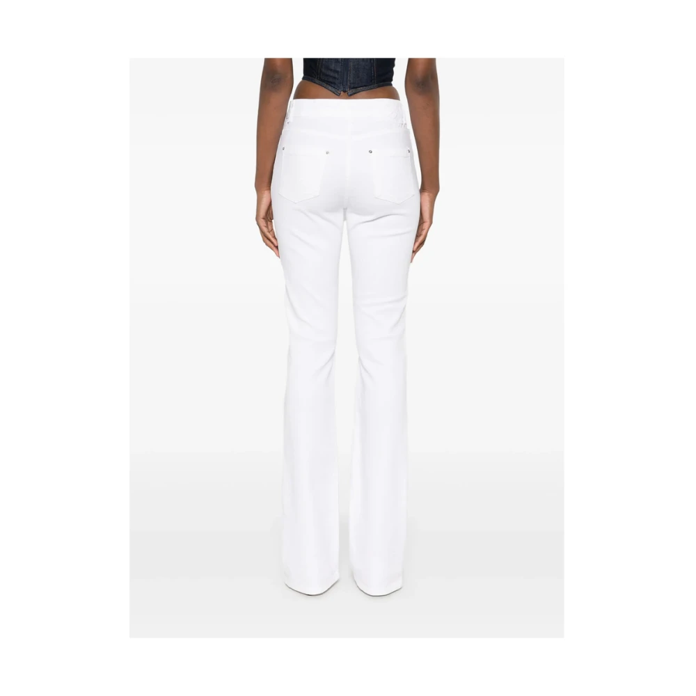 Blumarine Witte Klassieke Vijf-Pocket Jeans White Dames