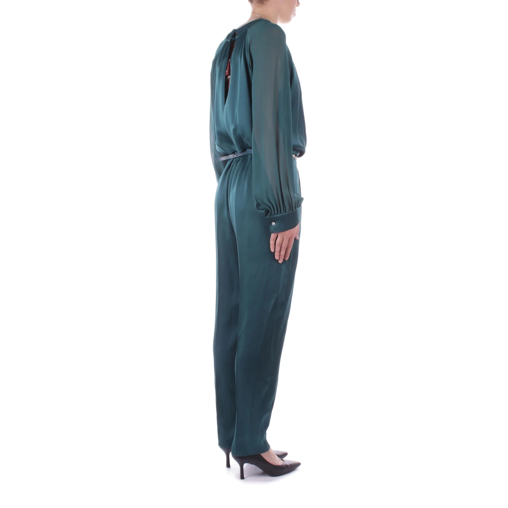Max Mara Groene broek met transparante mouwen Green Dames