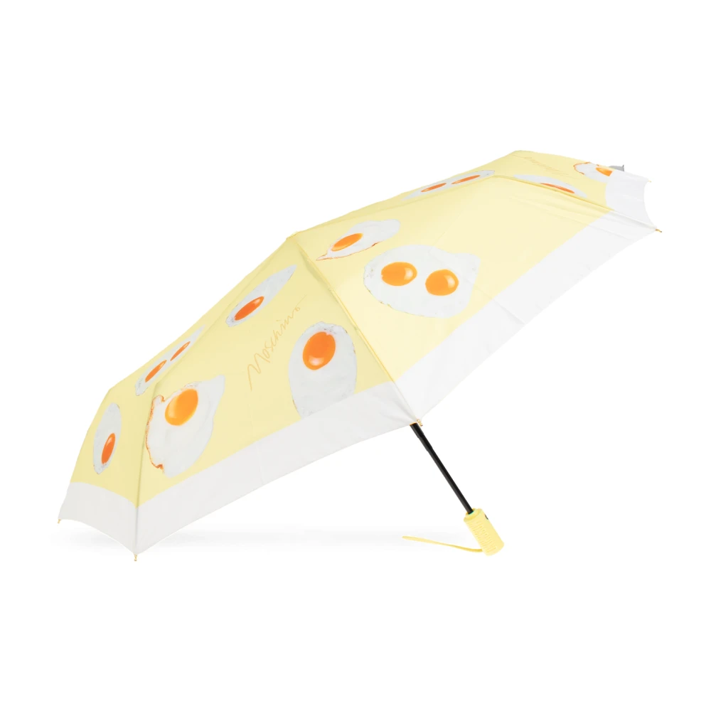 Moschino Paraplu met print Yellow Unisex