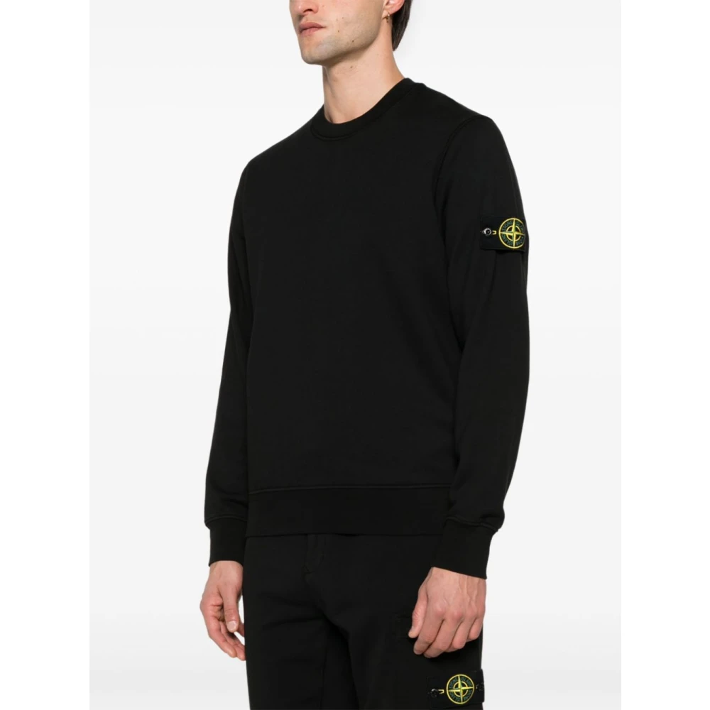Stone Island Stijlvolle Nero Sweatshirt voor Mannen Black Heren
