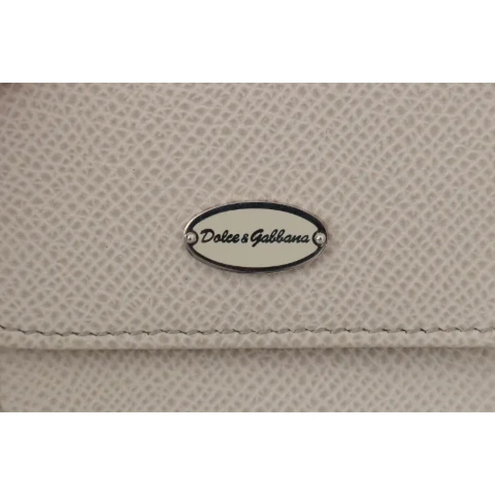 Dolce & Gabbana Pre-owned Leather wallets Gray Dames