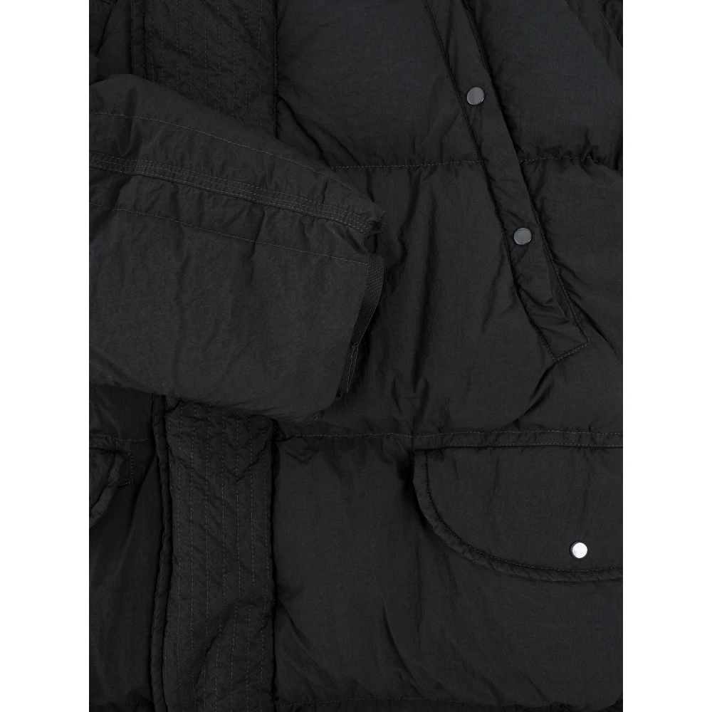 Ten C Zwarte Dons Parka Jas Black Heren