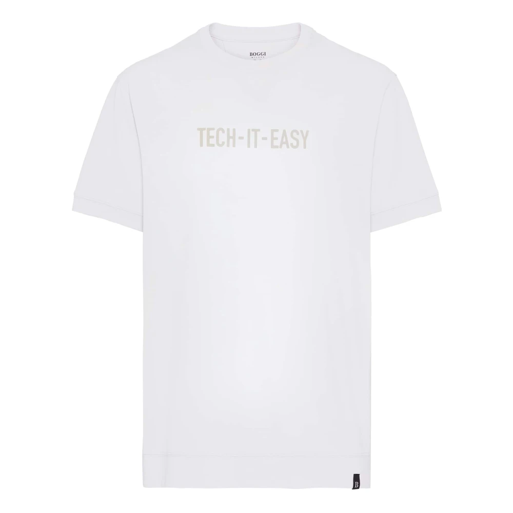 Boggi Milano T-Shirts White Heren
