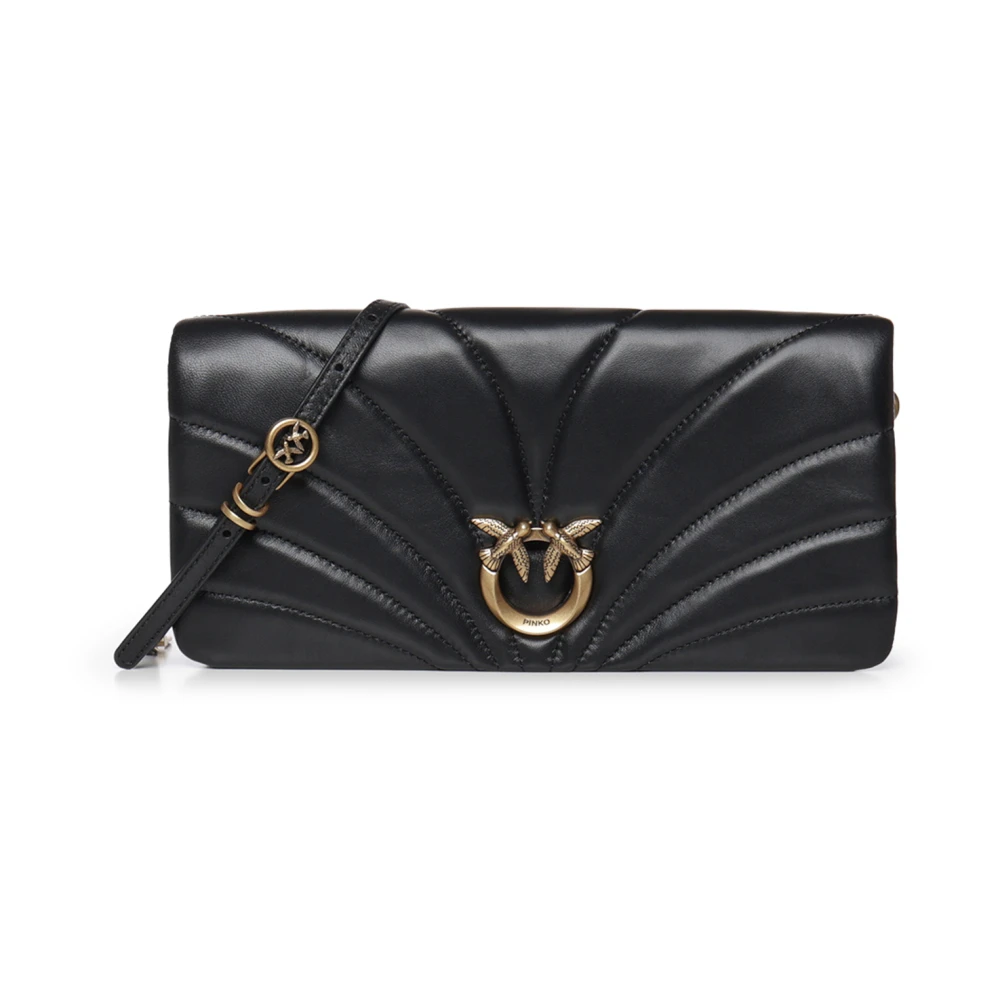 Pinko Donna Nero - Love Horizontal Clutch - Bags - One Size