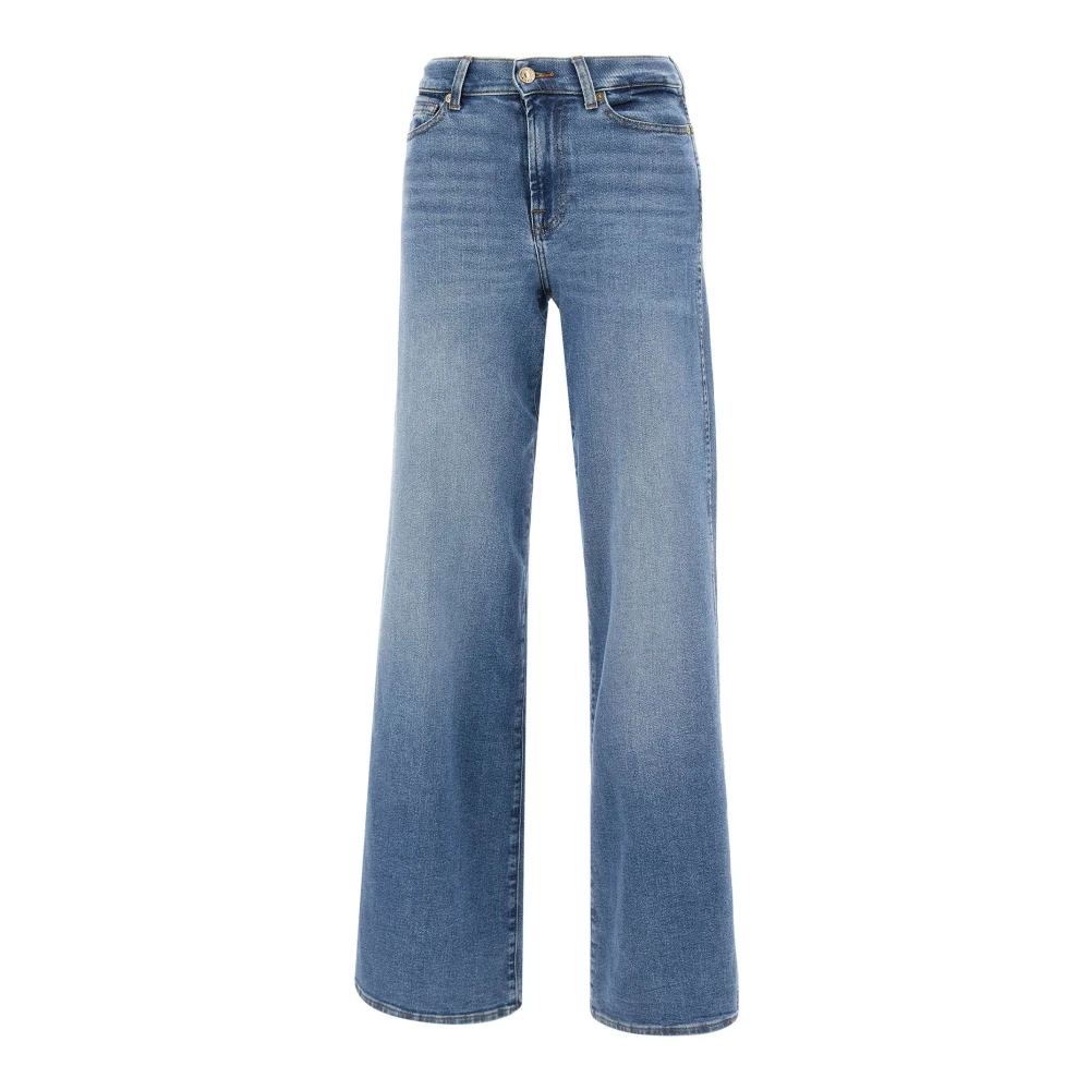7 For All Mankind Luxe Vintage Love Soul Jeans Blue Dames