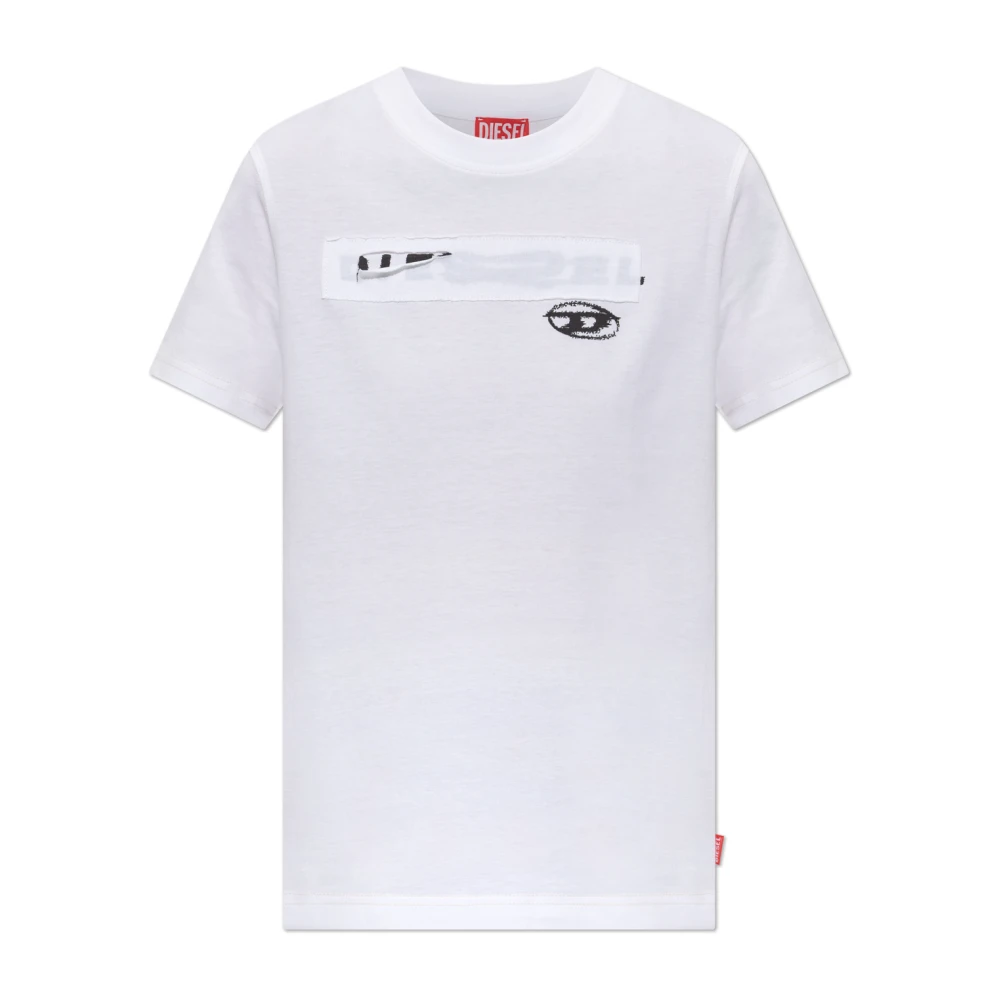Diesel Mujer Blanco Camisetas, Talla: M