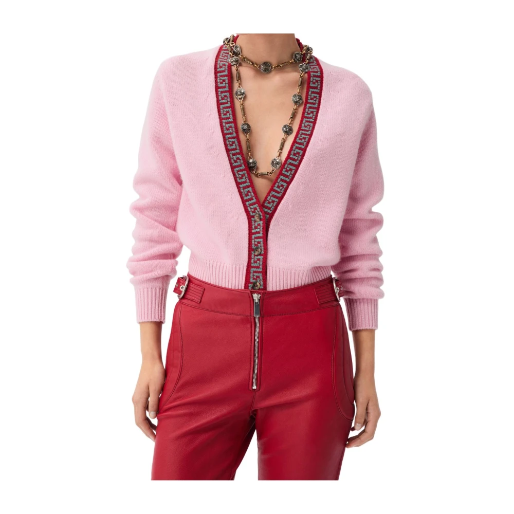 VERSACE - Maglia rosa - Donna - Taglia 42 - Immagine 2