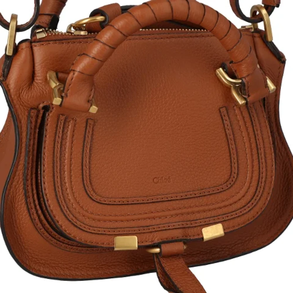Chloé Leather handbags Brown Dames