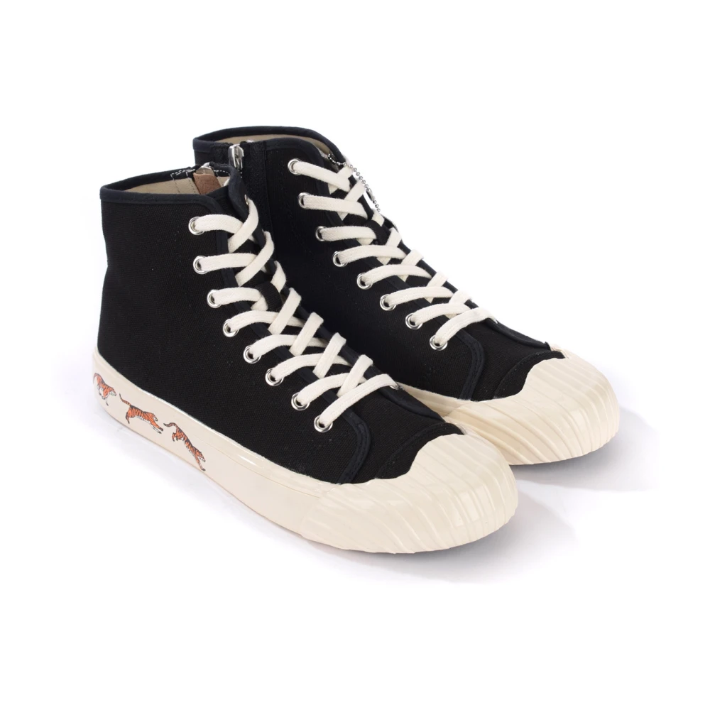 Kenzo Hoge Sneakers school Zwart Black Heren