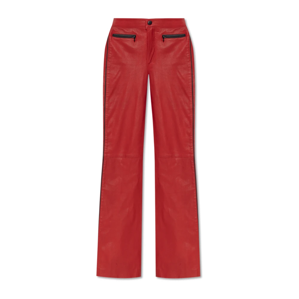 Diesel Donna Rosso Pantaloni, 3XS, New,
